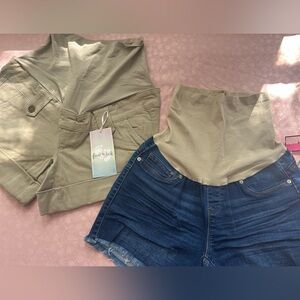 🆕 2 Maternity Shorts
